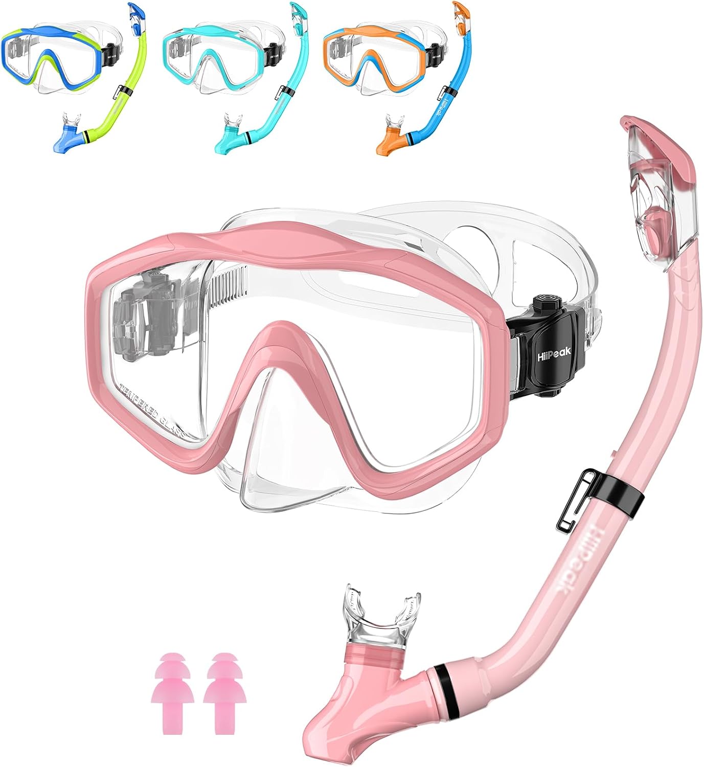 HiiPeak Kids Snorkel Set for 4–16
