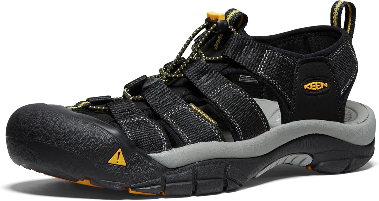 Detalle de KEEN Herren Newport H2 Sandale – wasserdicht funktional für Wasser, Strand und Alltag