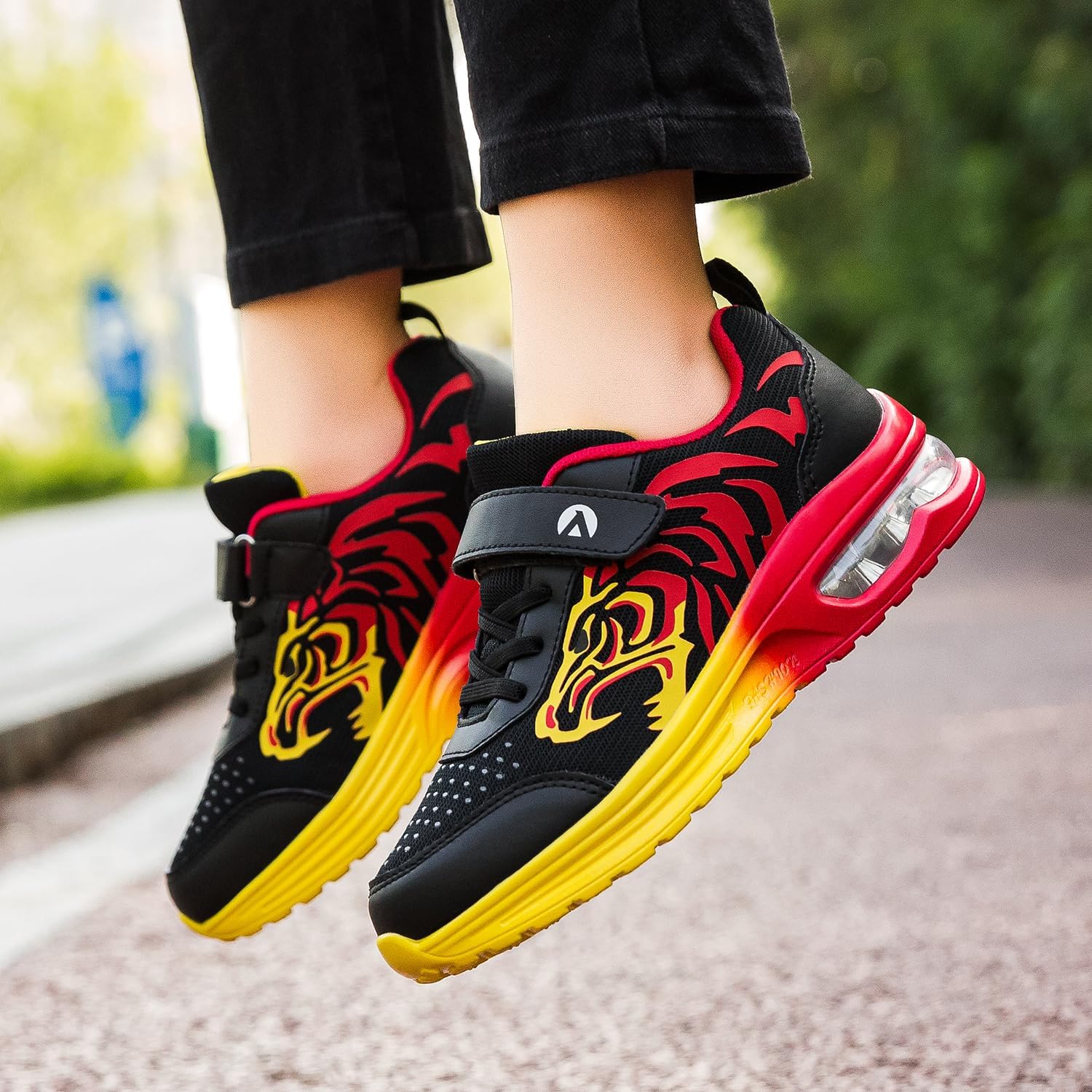Detalle 2 de PiDaGlobal Zapatillas deportivas niños Velcro