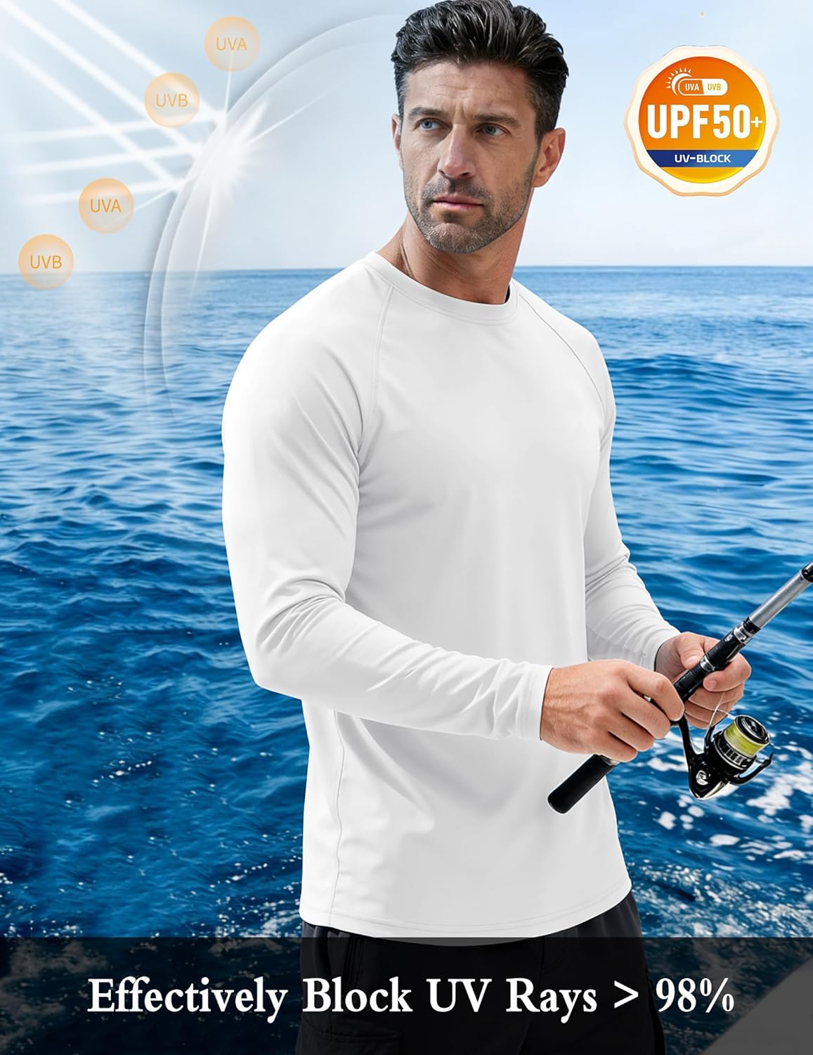 Thumbnail 2 de GOLDPKF Men's UPF 50+ Sun Protection Shirt