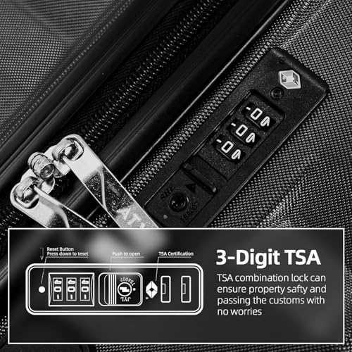 Thumbnail 7 de ATX Luggage Extra Large 32-Inch ABS Hard Shell Suitcase with Built-In TSA Lock and 4 Dual Spinner Wheels