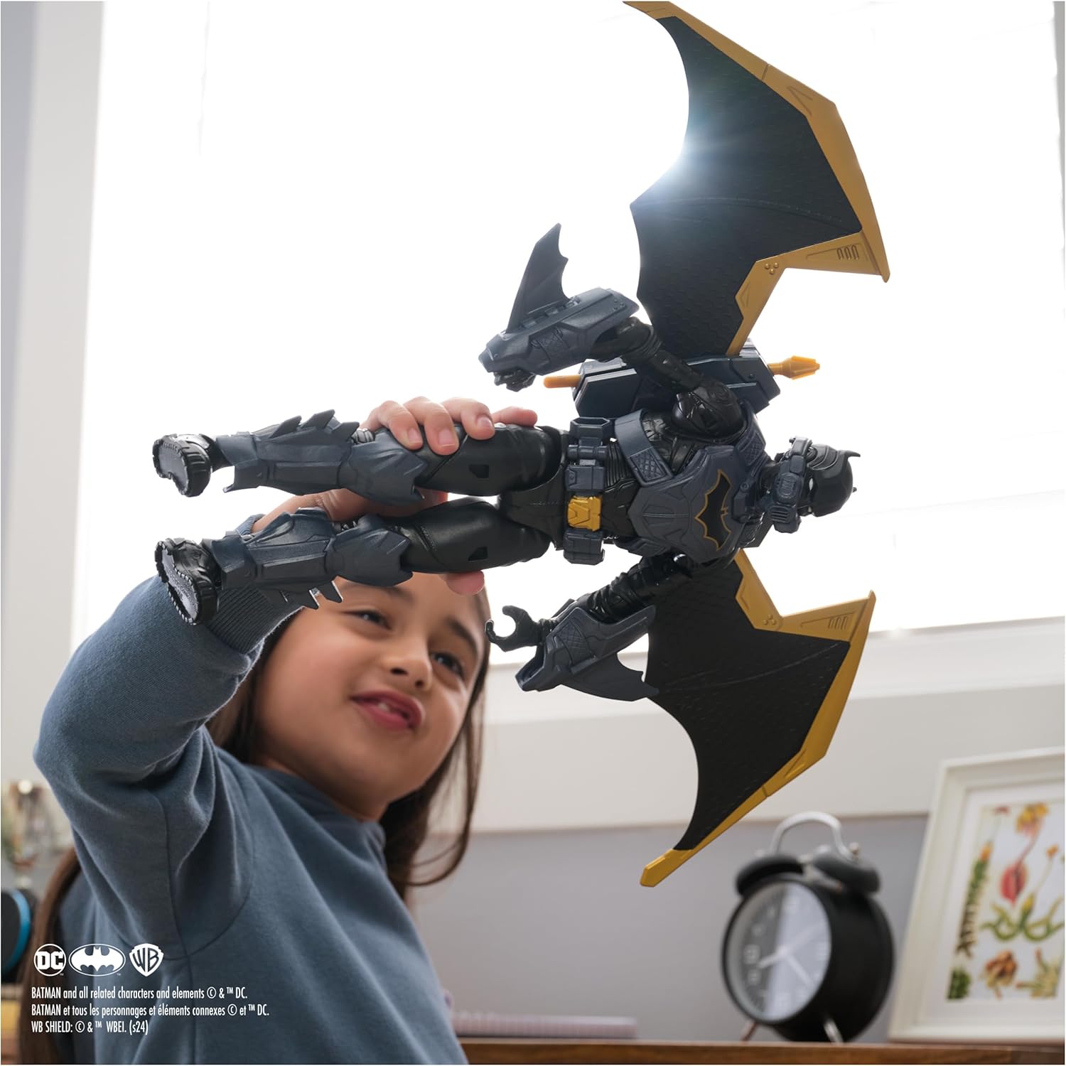Thumbnail 4 de Night Sky Batman Action Figure (30 cm) with Expandable Wings – 17 Points of Articulation