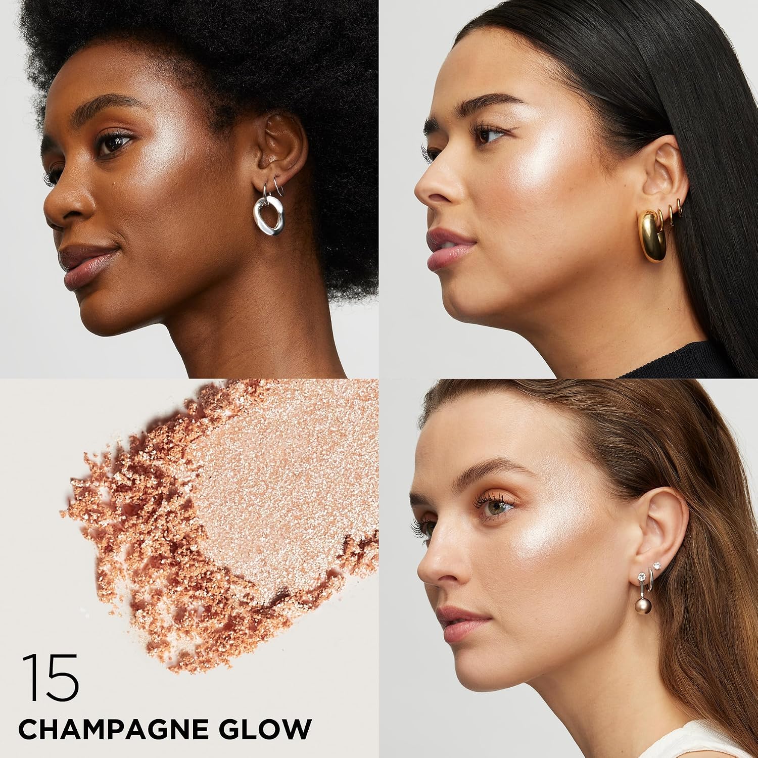 Detalle de L’Oréal Paris powder highlighter, Champagne Glow 15