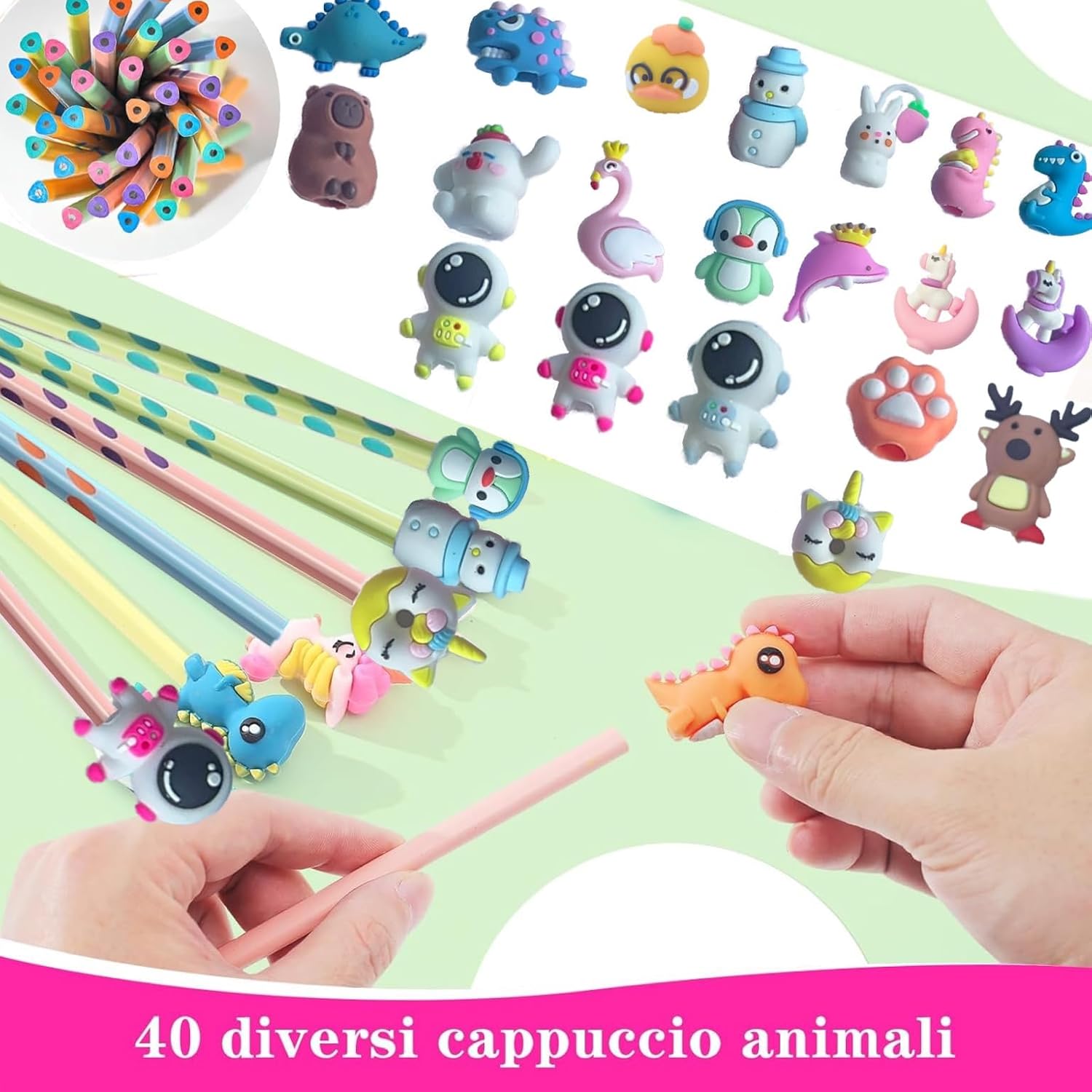 Thumbnail 2 de Kaimirui Matite Triangolari 40 pezzi ✏️