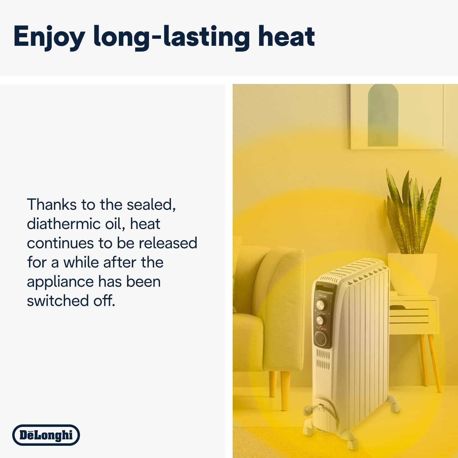 Thumbnail 2 de De'Longhi Dragon 4 TRD40820T Oil Filled Radiator (White)