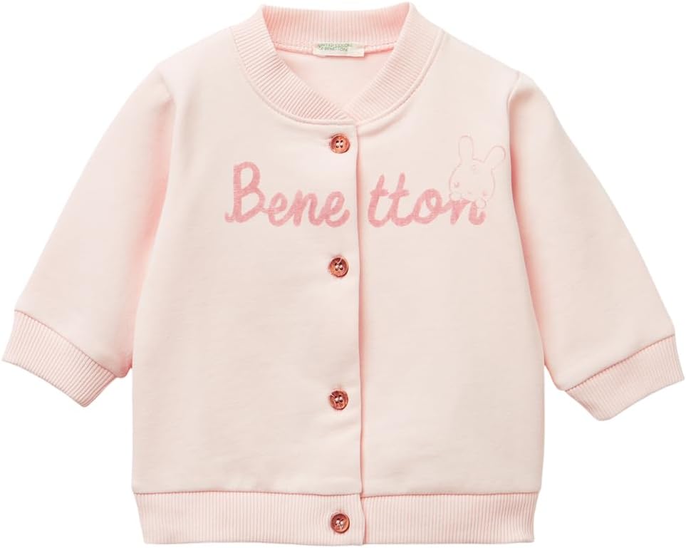 Detalle de United Colors of Benetton Baby Jungen Strickjacke M/L 3k1ca501s – Warm, flexibel und pflegeleicht