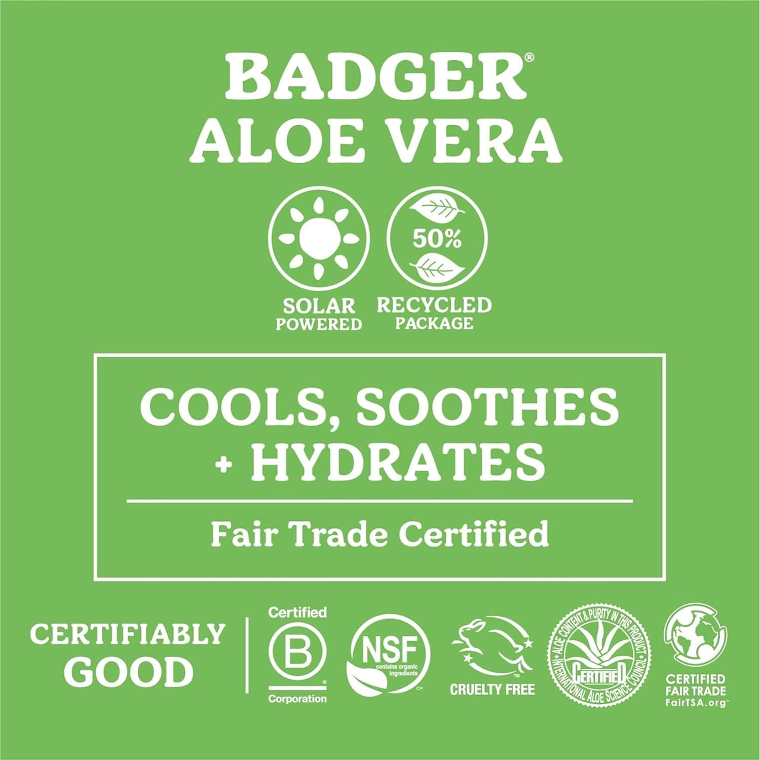 Detalle de Badger Aloe Vera Gel | Cooling & Soothing 118 ml