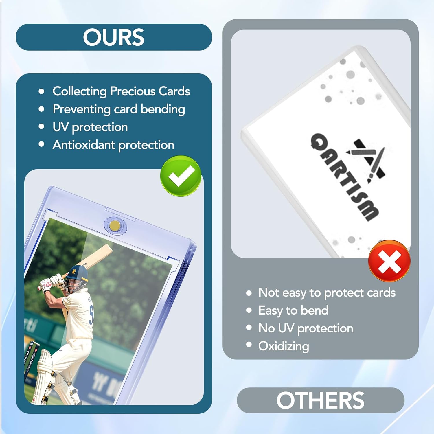 Thumbnail 4 de 100ct Magnetic Card Holders with One-Touch Magnetic Closure (35pt UV Protection)