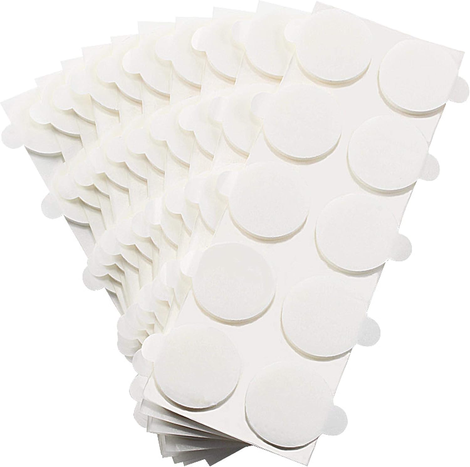 Detalle de Klebeshop24 Punti adesivi a doppia faccia, 3 mm spessore, Ø 15 mm – 100 pezzi