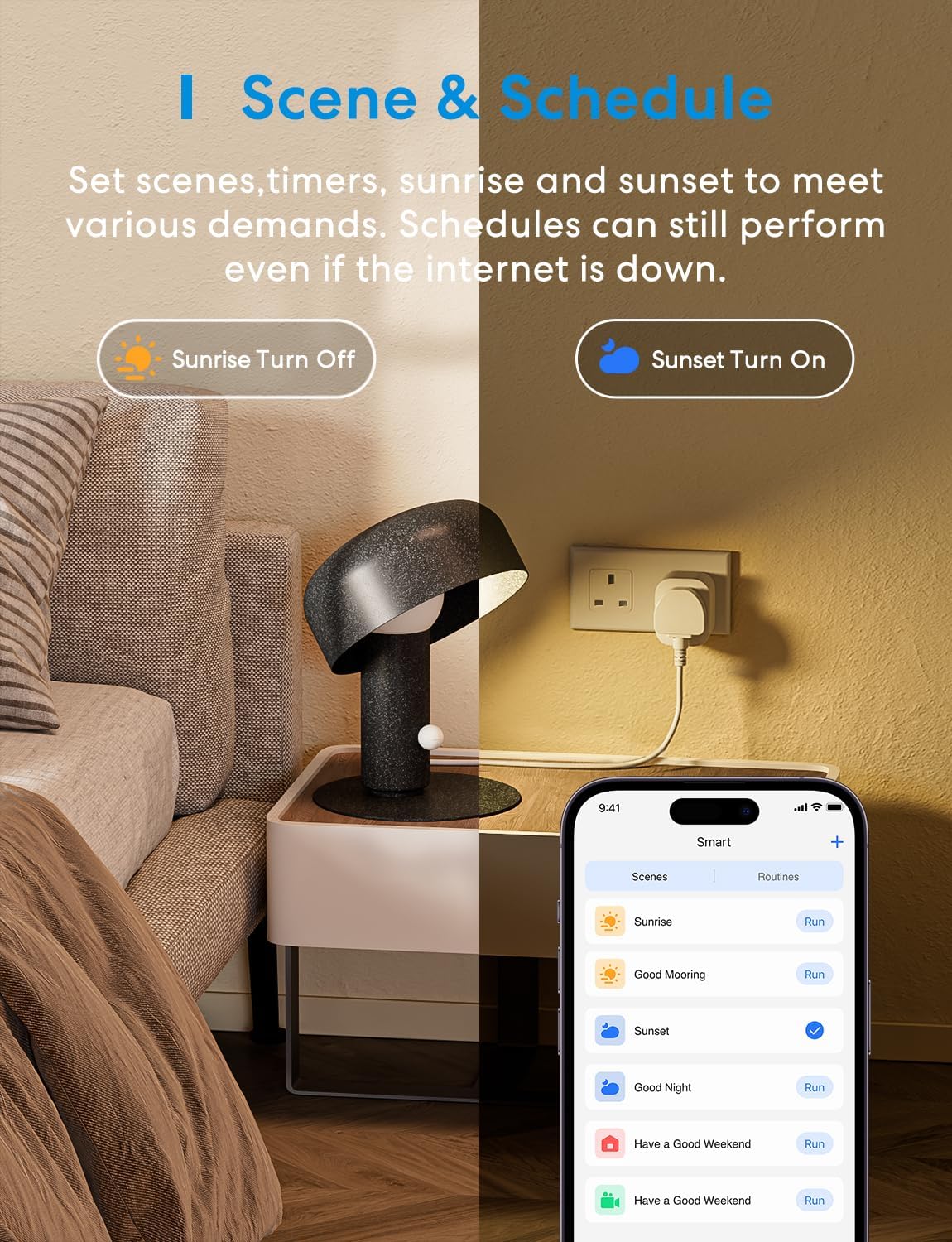 Thumbnail 4 de Meross Smart Plug with Energy Monitoring 13A 4-Pack