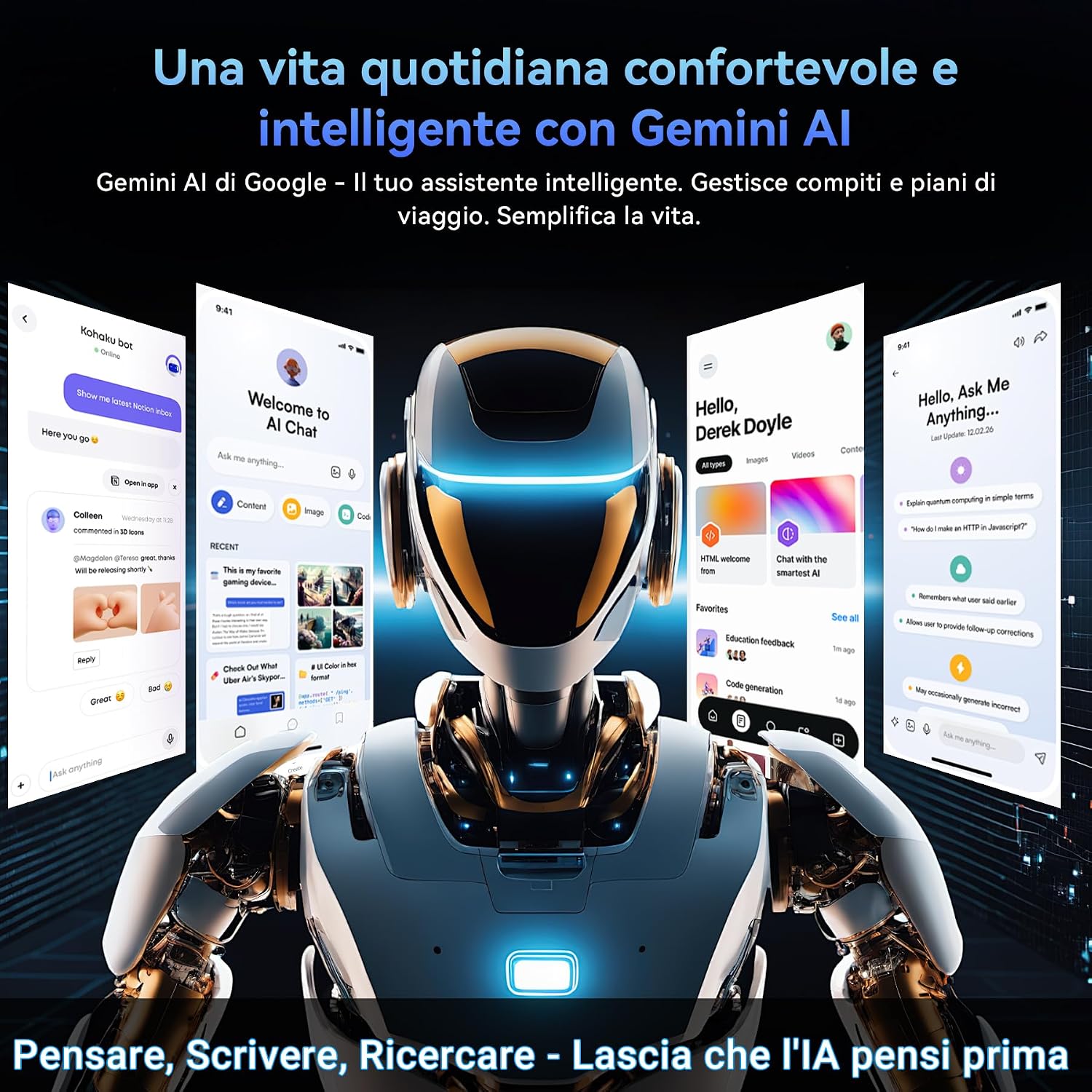 Detalle 2 de TABWEE Android 16 Tablet con Tastiera: potenza, schermo da 11” e AI Gemini 3.0