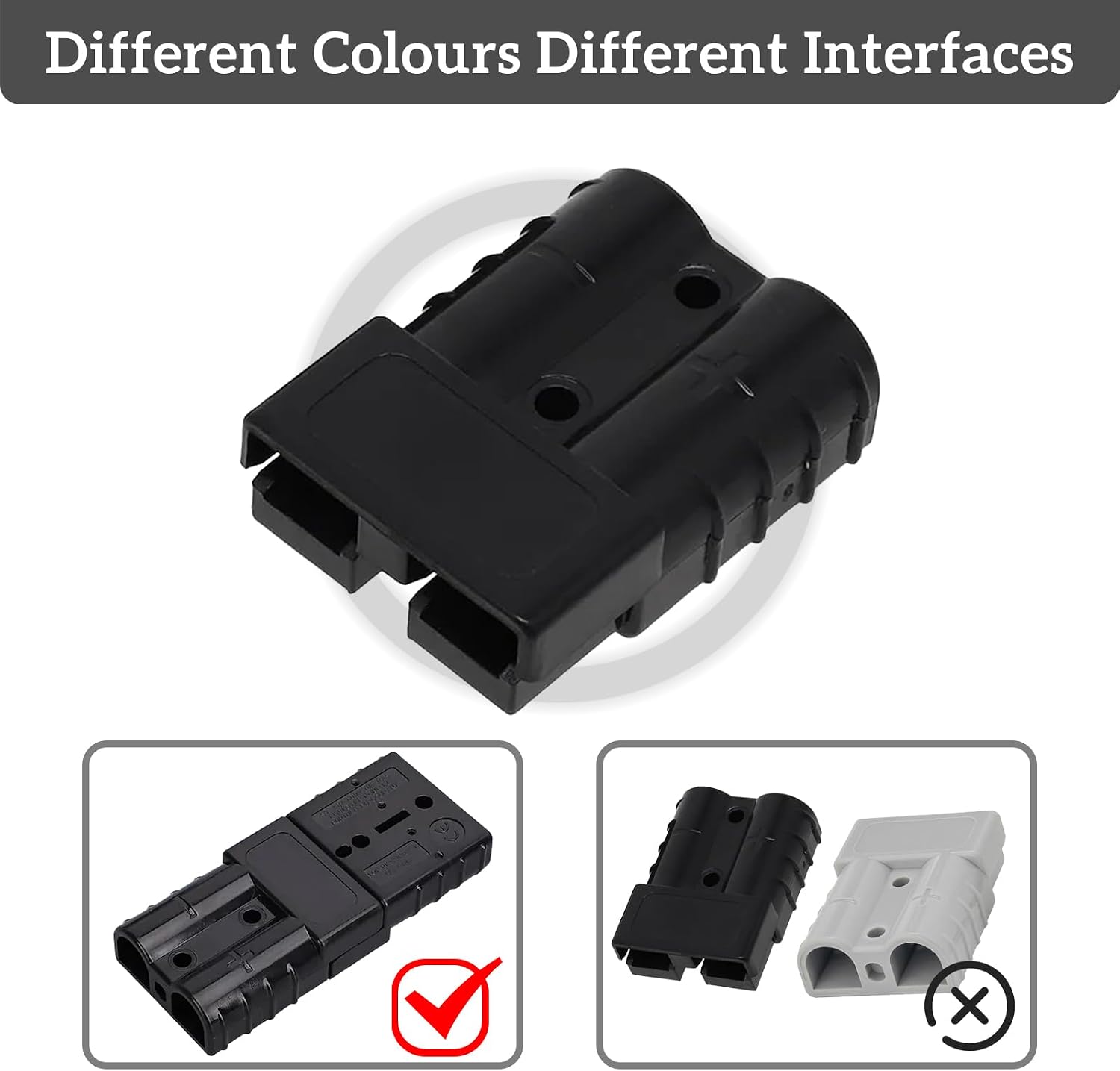 Detalle 1 de Eagles battery connector plugs, 50 A