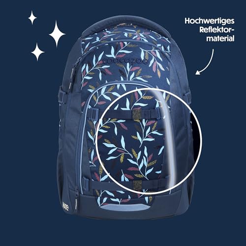 Thumbnail 5 de Coocazoo MATE Schulrucksack Boho Glam, Blau – ergonomisch verstellbar ab der 3. Klasse