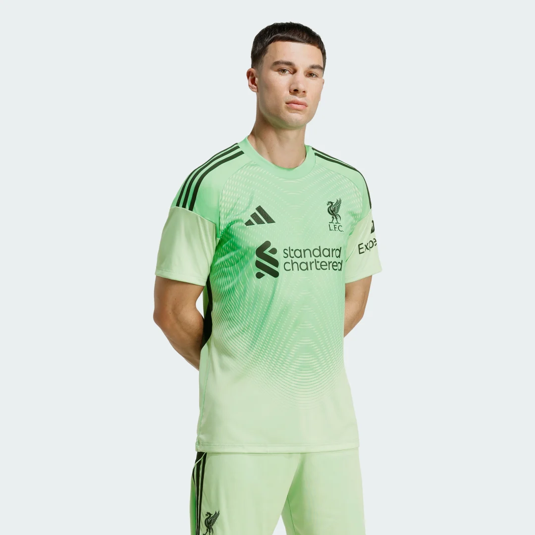 Detalle de Camiseta de portero Liverpool FC 25/26 - Adidas, color Verde