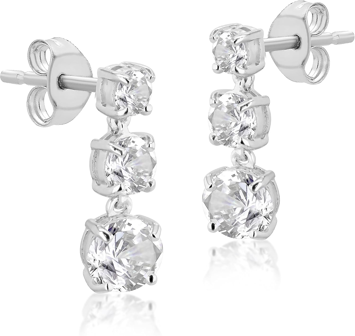 Thumbnail 2 de Amazon Essentials Sterling Silver Drop Earrings