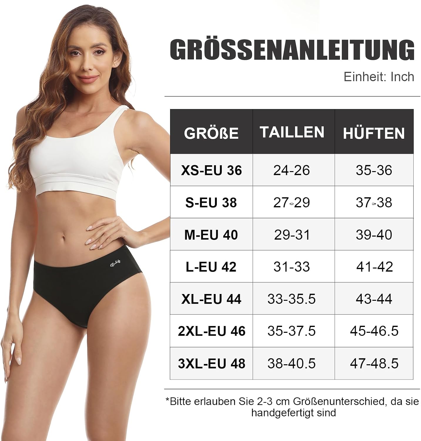 Thumbnail 6 de Anqier Unterhosen Damen 6er Pack Baumwolle 🩲