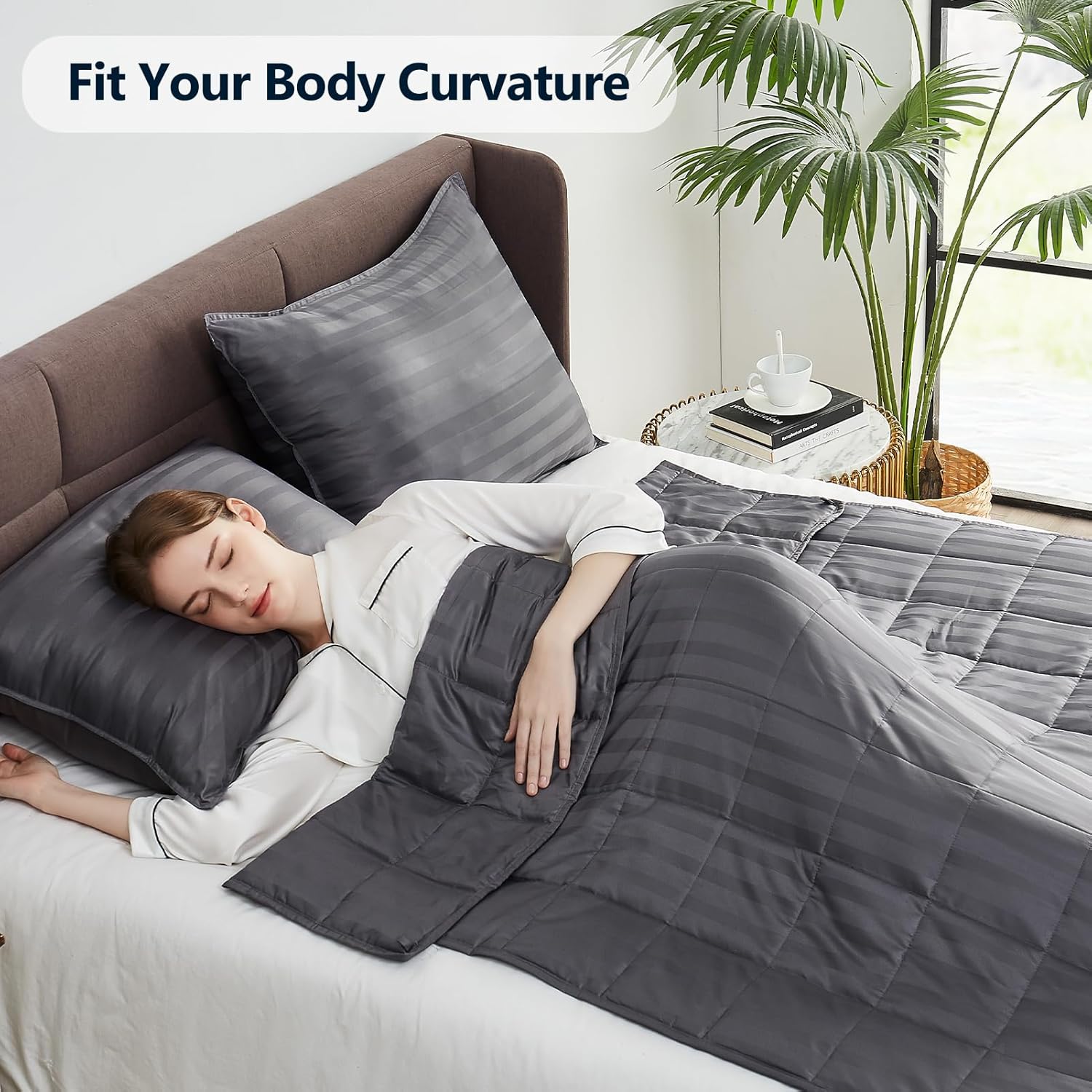 Thumbnail 4 de Anfie Weighted Blanket Queen Size (60x80, 20lbs) — Ultra Soft, Cooling, and Machine Washable