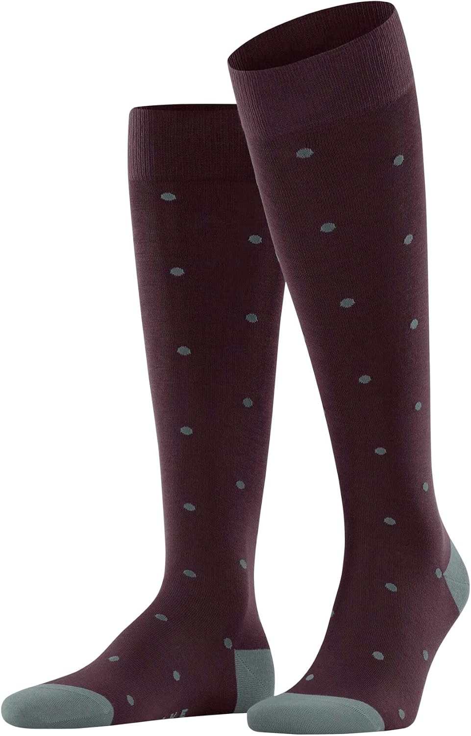 Thumbnail 6 de FALKE Men's Dot Knee-High Socks – Breathable Mercerised Cotton with Reinforced Comfort