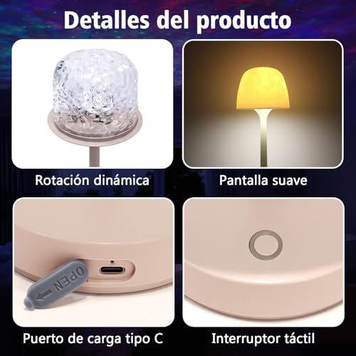 Thumbnail 7 de seenlast Lámpara de Ducha con Proyector de Aurora y Galaxia – Iluminación inalámbrica 2 en 1 para baño