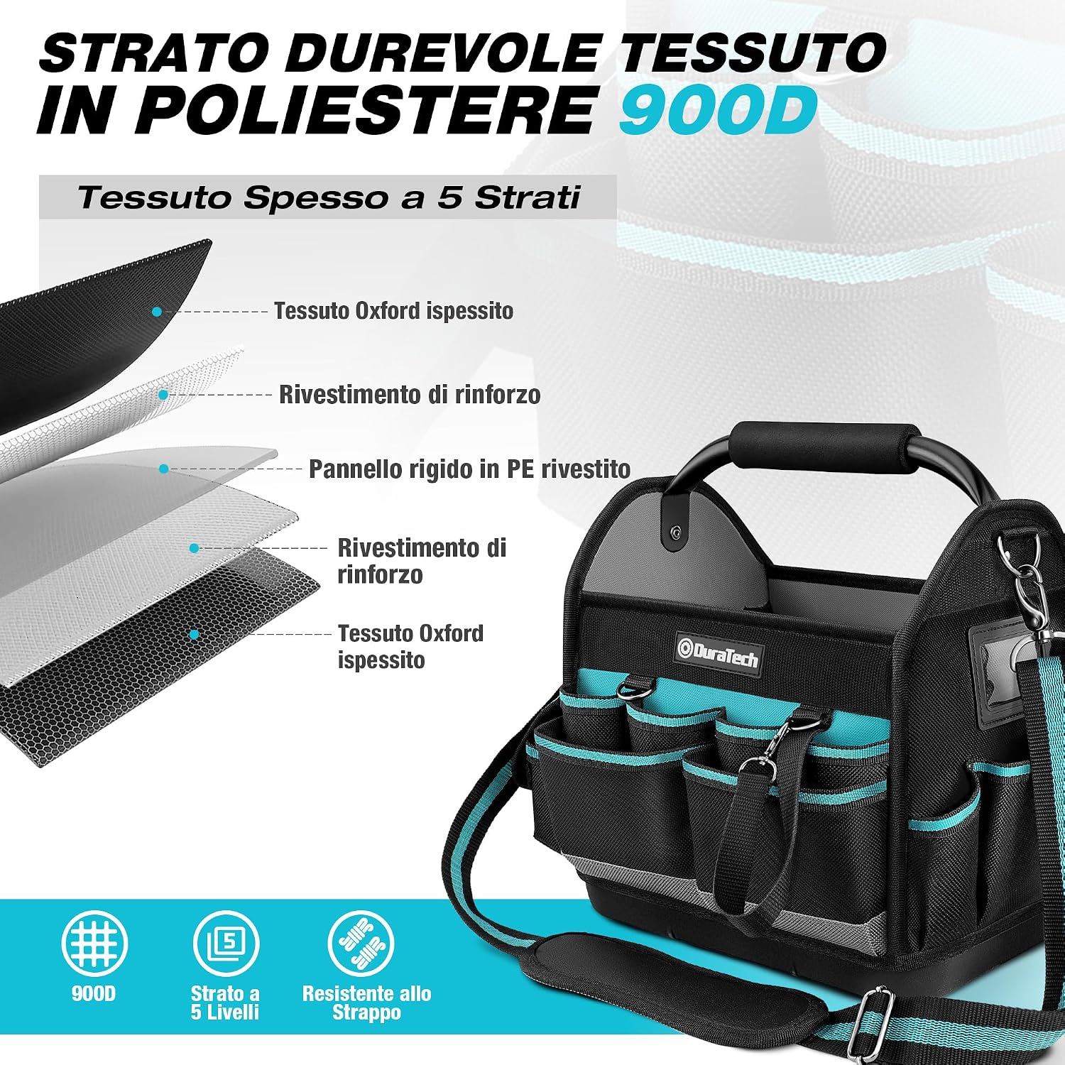 Thumbnail 4 de DURATECH Borsa per Attrezzi 30,5 cm