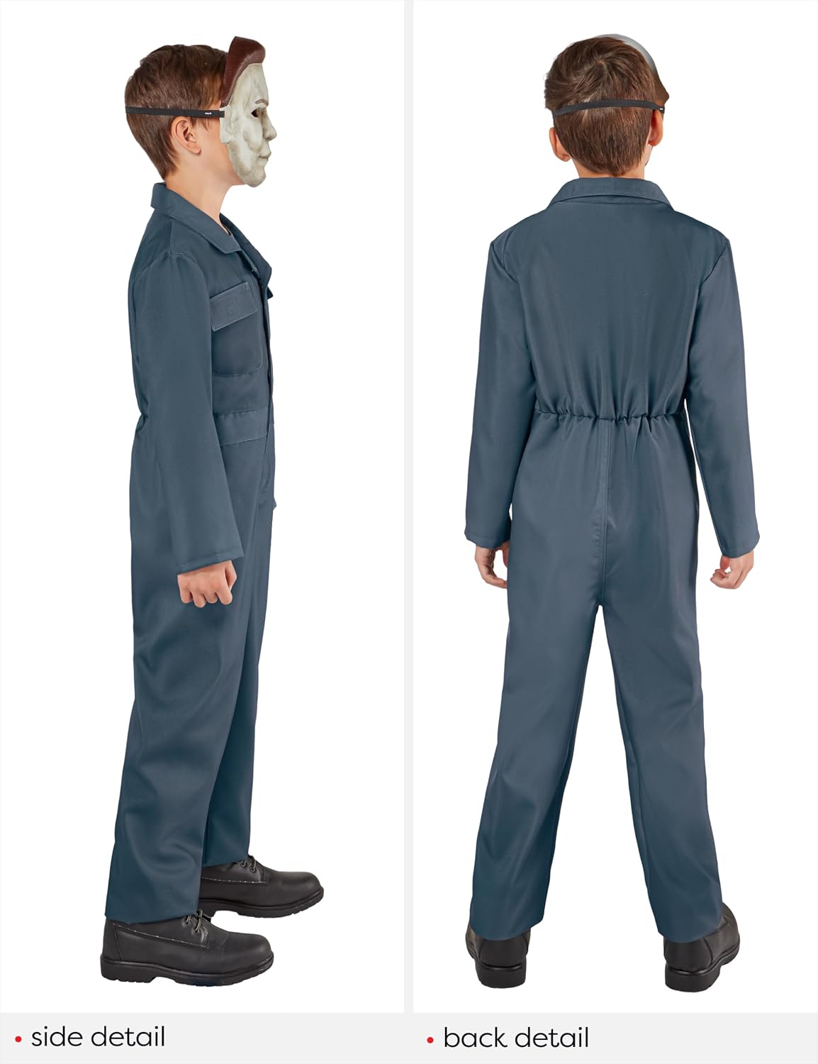 Detalle de Rubies 1001022 Halloween II Michael Myers Kids Costume, Jumpsuit and Half-Mask