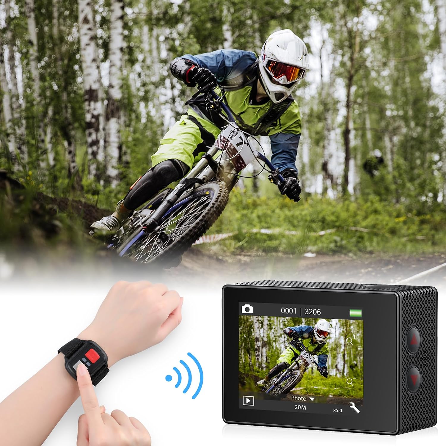 Thumbnail 6 de AKASO EK7000 Pro 4K Action-Kamera 64GB
