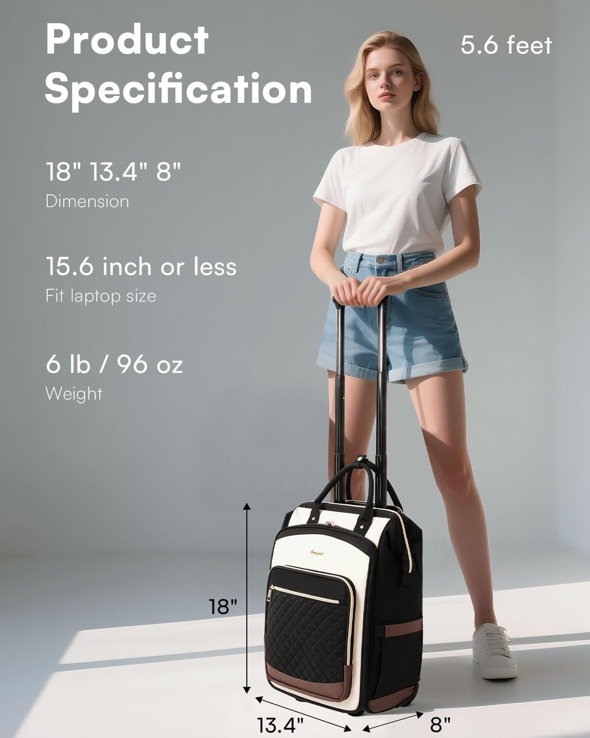 Thumbnail 5 de Rolling Backpack 15.6"