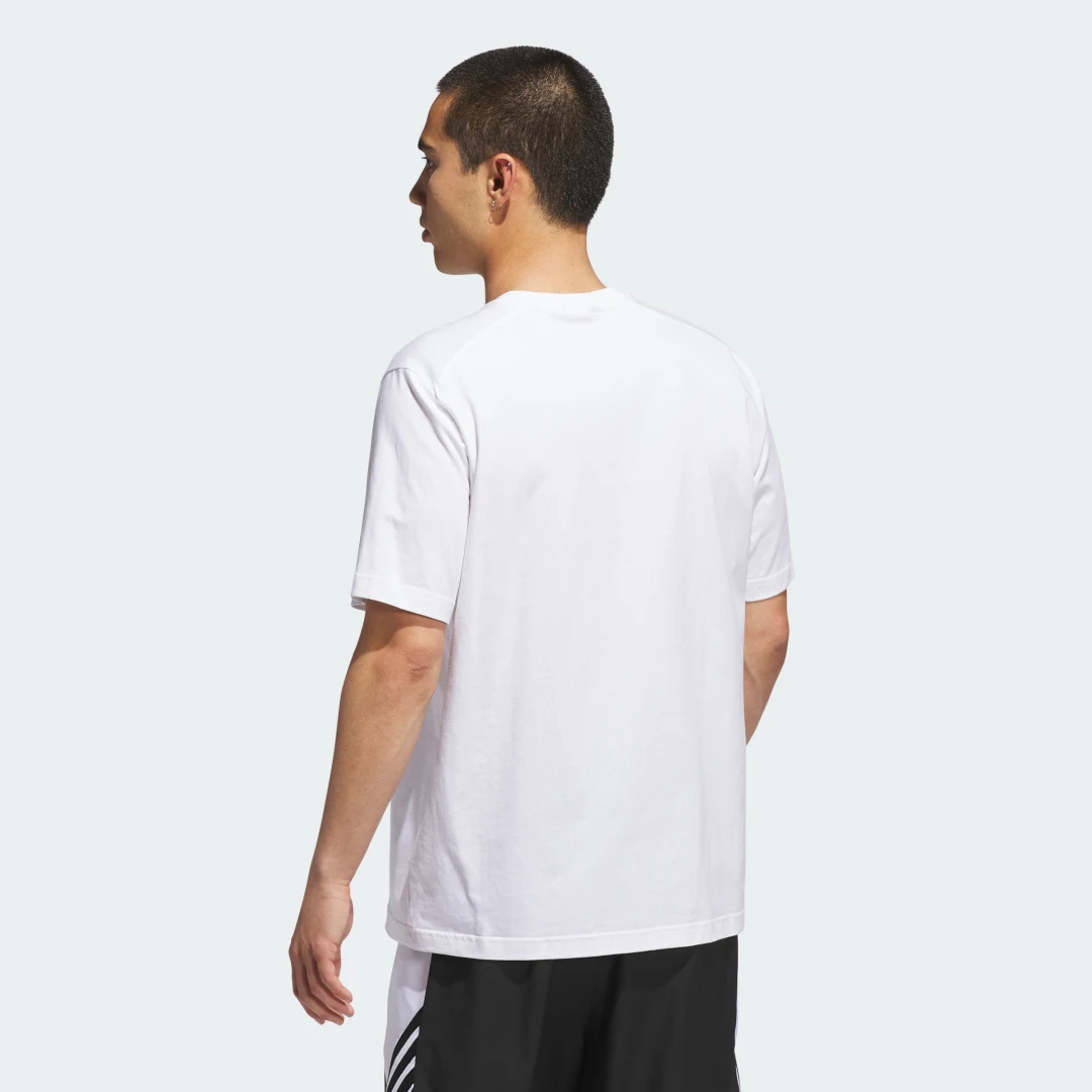 Thumbnail 1 de Camiseta Adidas Basketball Graphic — blanco