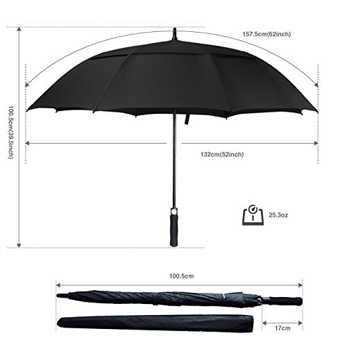 Thumbnail 6 de ACEIken Golf Umbrella 68-inch windproof stick umbrella ☂