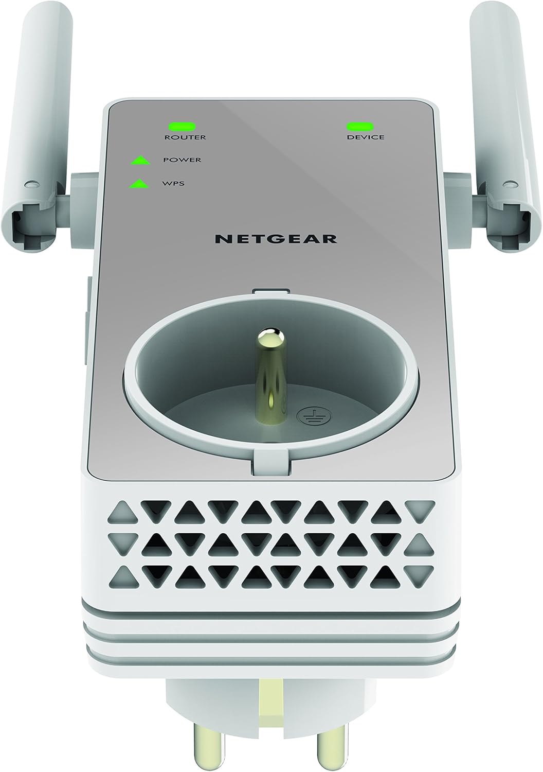Detalle 2 de NETGEAR repeater EX3800 – kompakter AC750-Repeater für besseres WLAN im Heimnetz