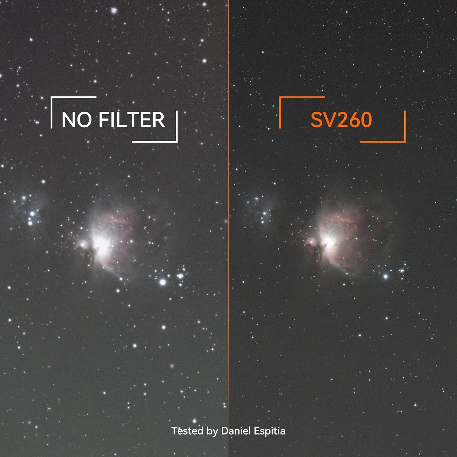 Thumbnail 4 de Svbony SV260 2" Multi-Bandpass-Filter – Lichtverschmutzungsfilter für Galaxien, Emissions- und Reflexionsnebel
