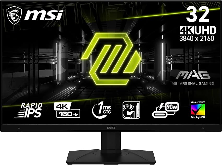 Detalle de MSI Mag 322UPF Monitor Gaming 32" UHD, 160Hz, HDR, USB-C