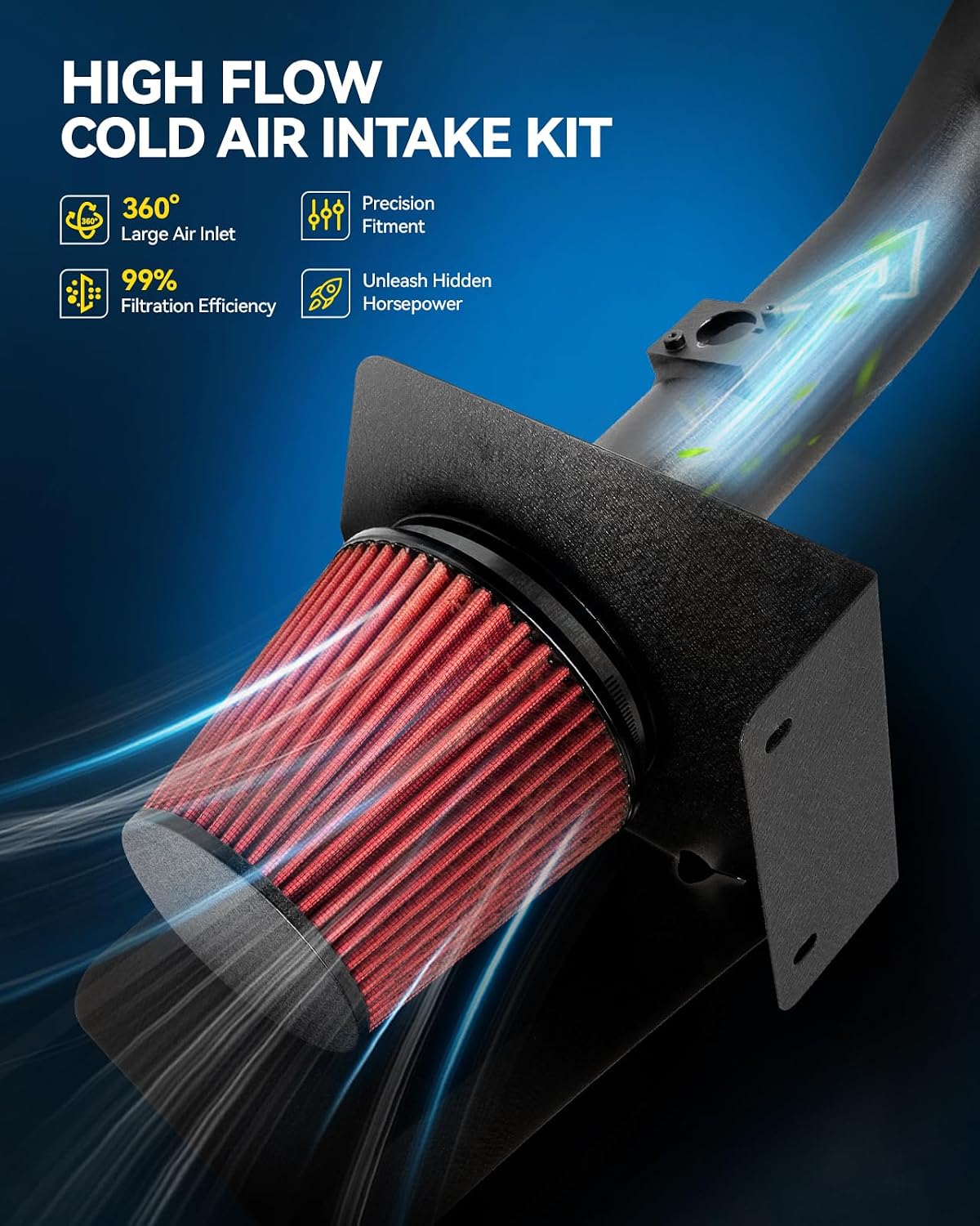 Thumbnail 4 de PHILTOP Cold Air Intake Kit 3.5-Inch