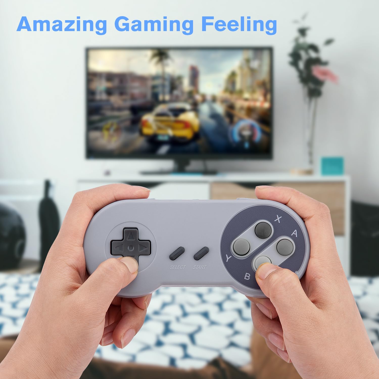Detalle de Rii USB Classic Controller Gamepad Joypads (2er Pack, 1,5 m) – Klassischer USB Gamepad für PC, Raspberry Pi und mehr