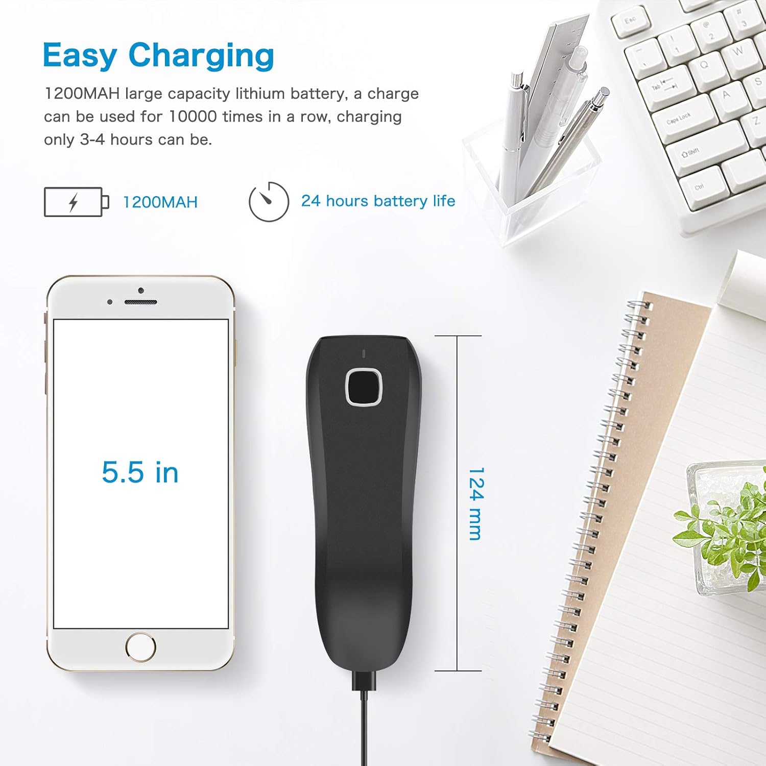 Thumbnail 4 de Netum C990: escáner Bluetooth 2D compacto