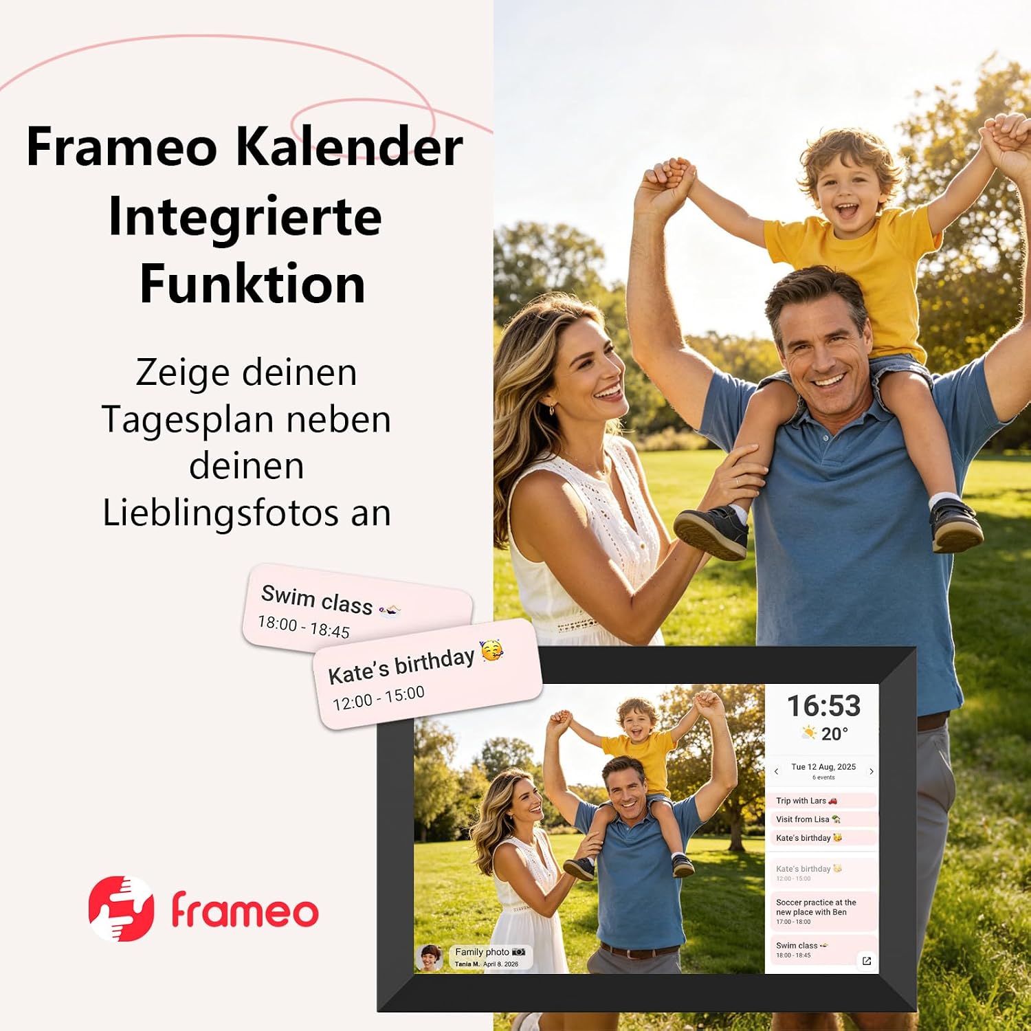 Thumbnail 5 de FRAMEO Digitaler Bilderrahmen 32 GB 10,1 Zoll