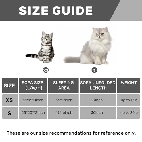 Thumbnail 7 de Hollypet Cat Bed Fluffy Plush, 25x20x13 inch ⚙
