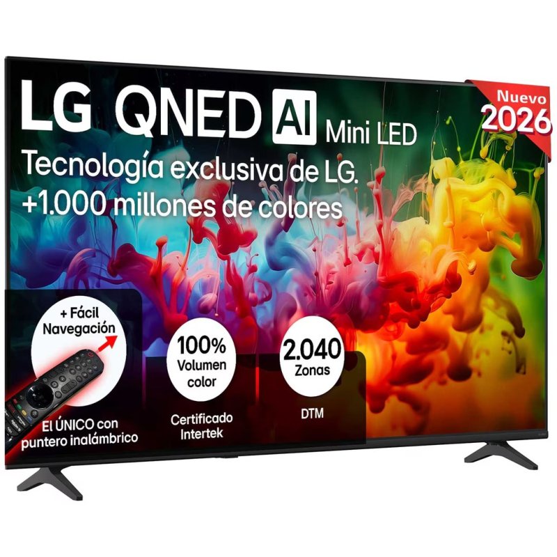 Detalle de LG QNED7EB3C 55" MiniLED 4K con WebOS (55QNED7EB3C) - Cine en Casa y HDR10