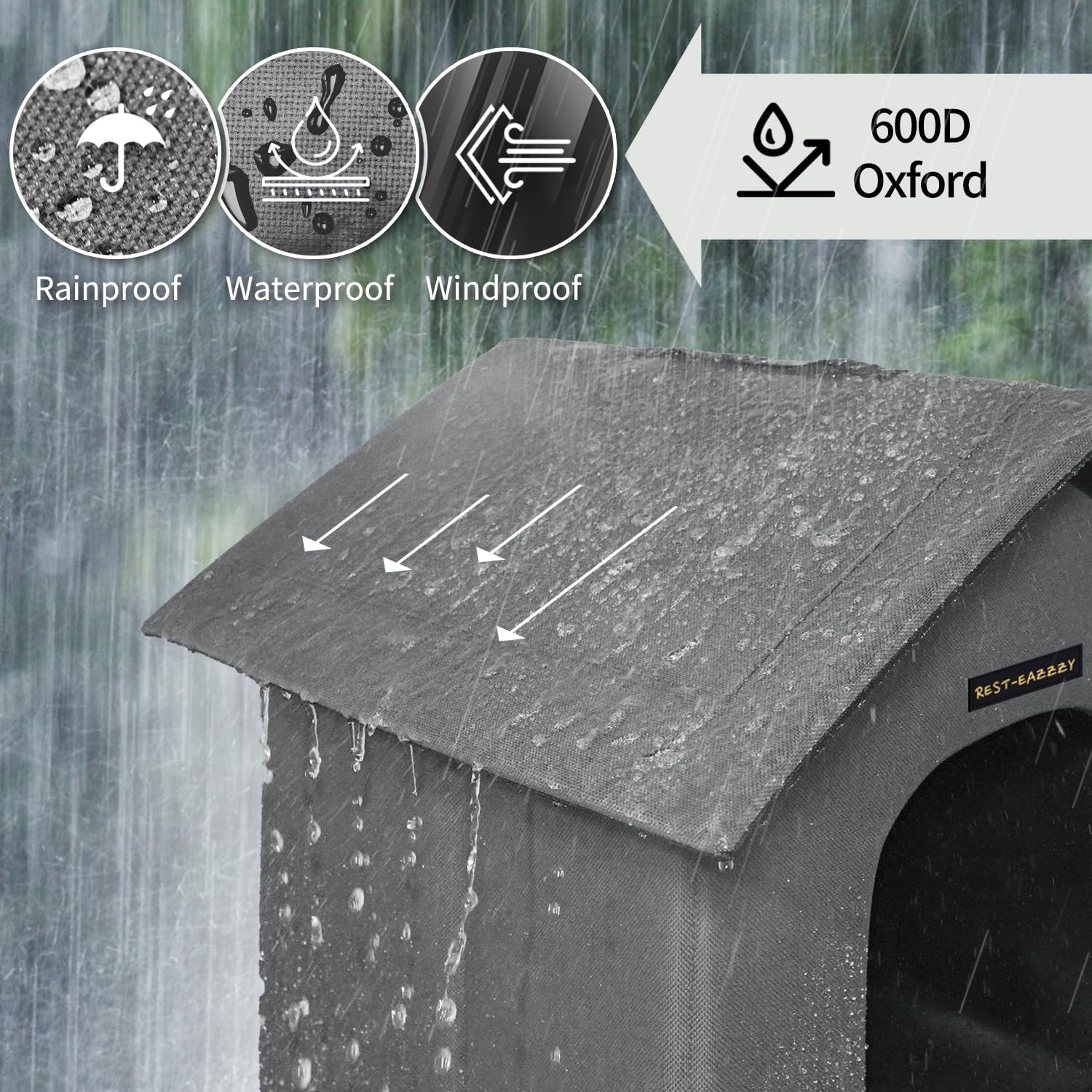 Detalle 2 de Rest-Eazzzy Outdoor Cat House 13in