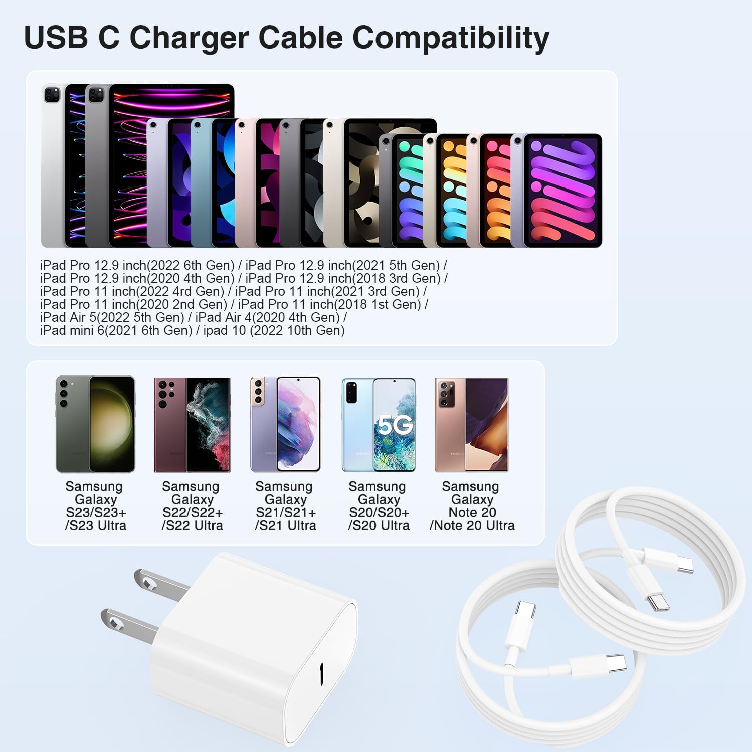 Thumbnail 6 de iPhone 17 20W Fast Charger with 10ft USB‑C Cable