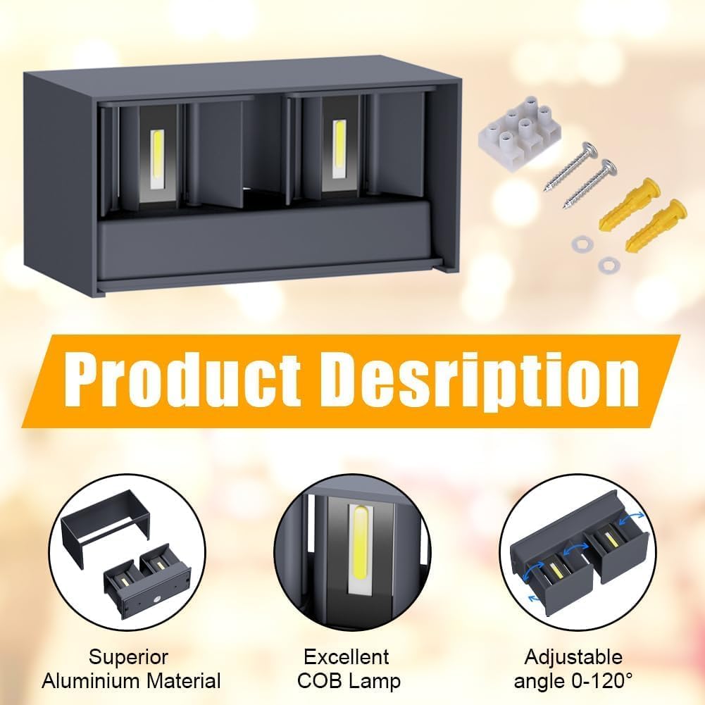 Detalle 2 de Klighten 24W Applique Murale 4000K