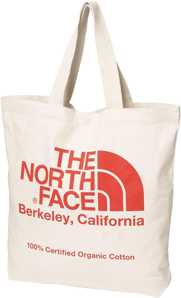 Detalle 1 de THE NORTH FACE オーガニックコットントート 大型サイズ・内ポケット付き