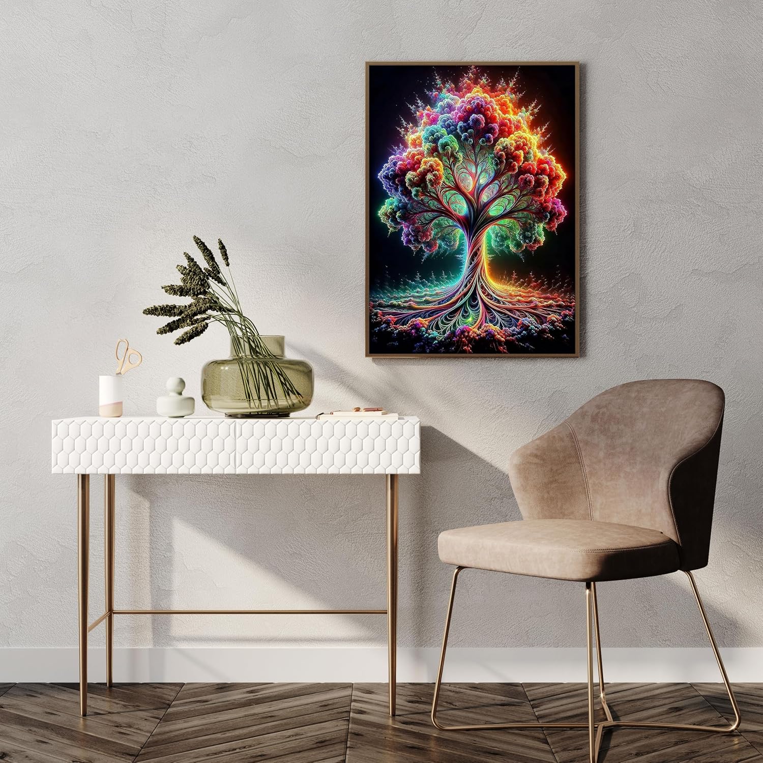 Thumbnail 1 de Hongyrjy Tree of Life Paint by Numbers for Adults – 12x16 inch Kit