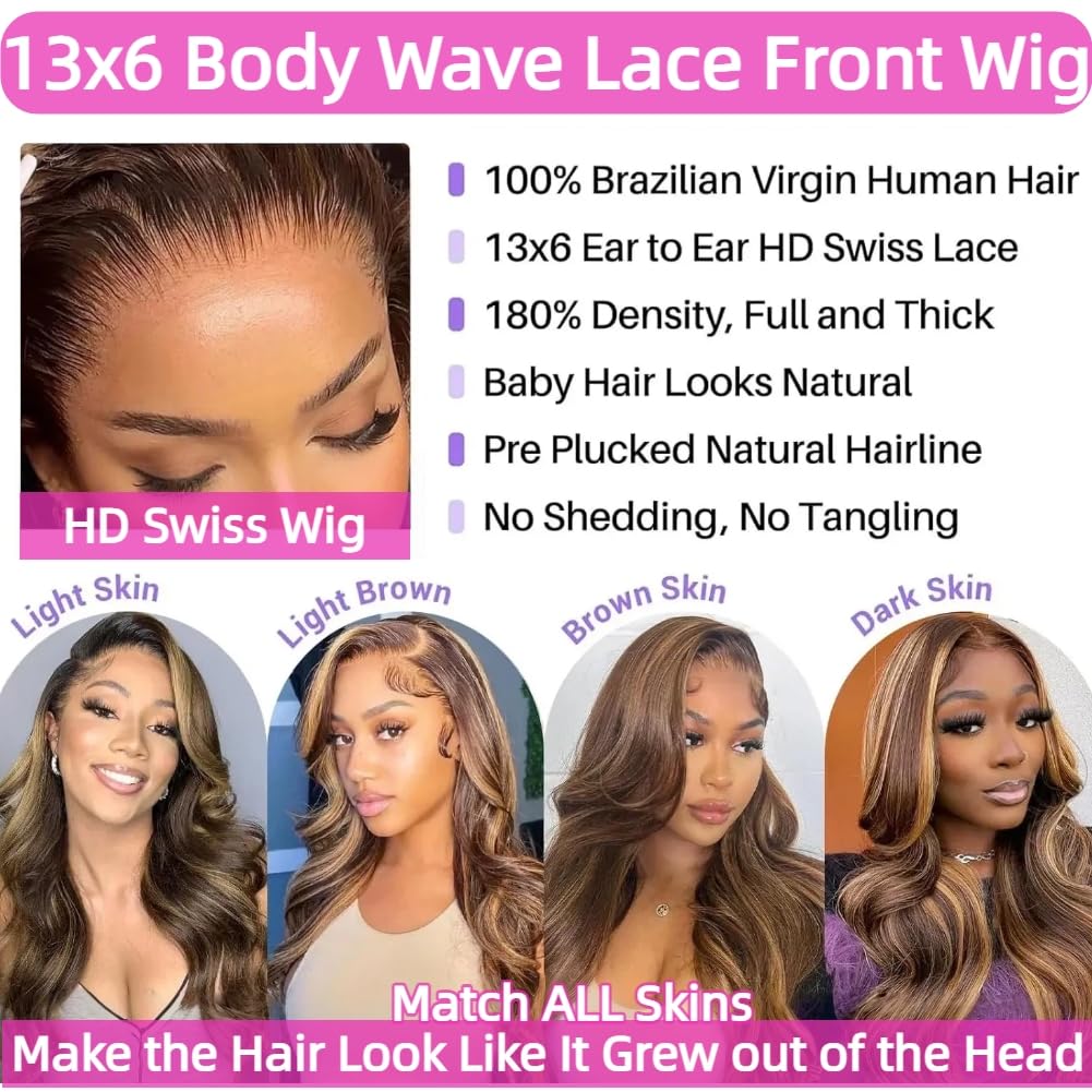 Detalle de Human Hair Lace Front Wig 13x6