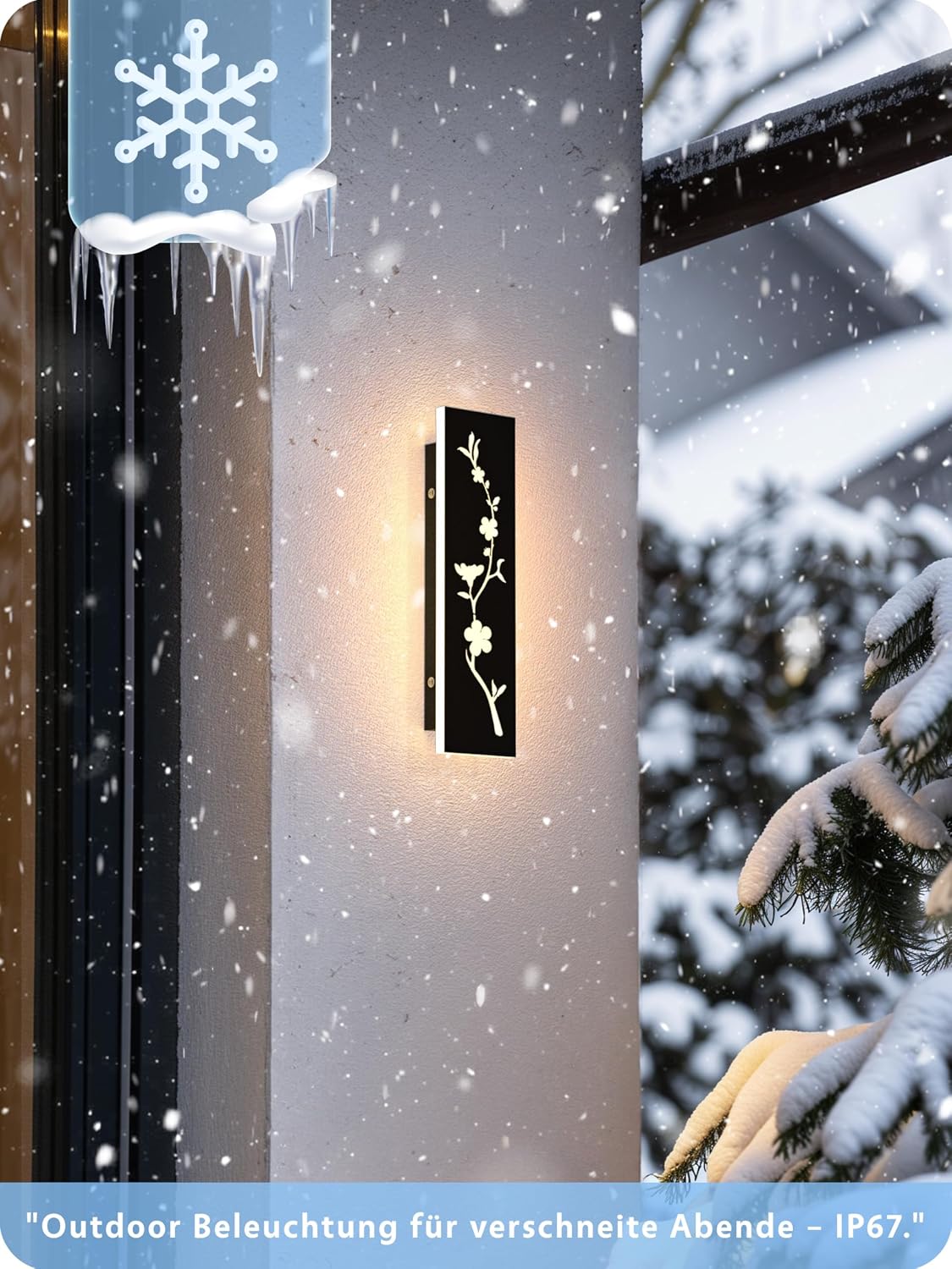 Detalle 2 de LUOLONG applique murale LED 12W 30 cm
