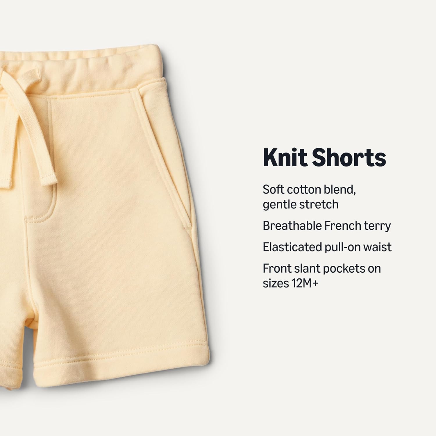 Thumbnail 2 de Amazon Essentials x Sofia Grainge Baby Boys’ Pull-On Knit French Terry Shorts, Pack of 2