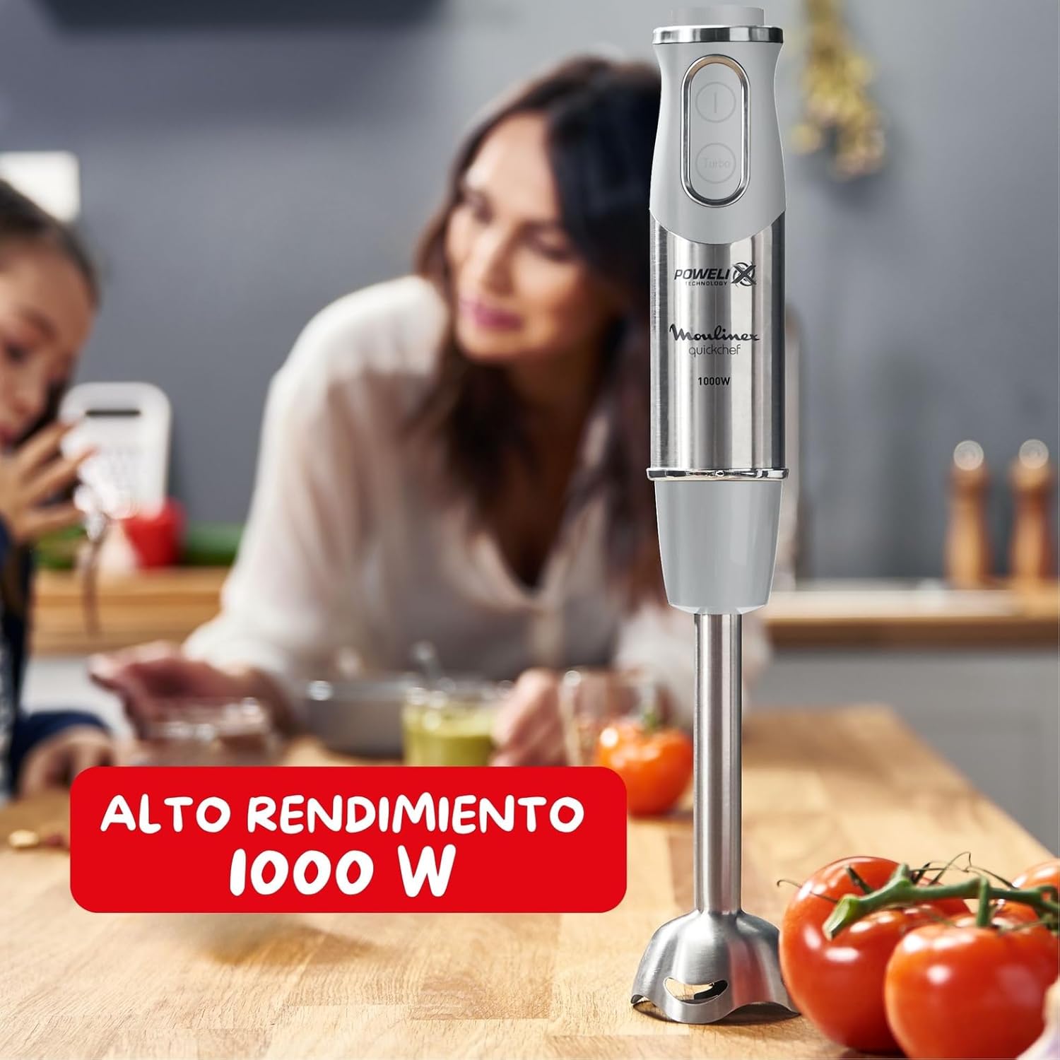 Thumbnail 2 de Moulinex Quickchef 1000 W batidora mano 800 ml