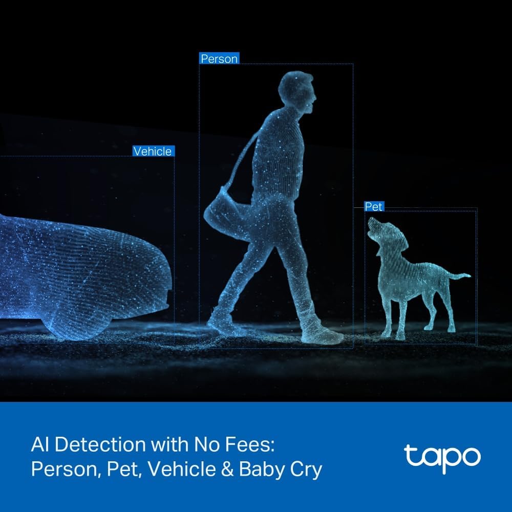 Thumbnail 6 de Tapo HybridCam Duo 3MP Dual-Lens Pan/Tilt security camera
