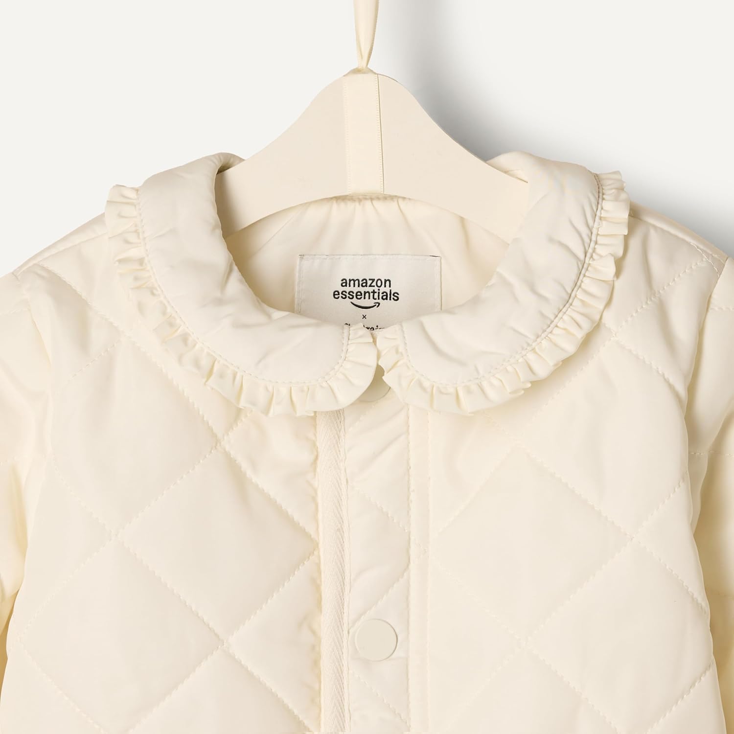 Thumbnail 4 de Amazon Essentials x Sofia Grainge Veste à volants bébé et fille, coupe décontractée et matelassée