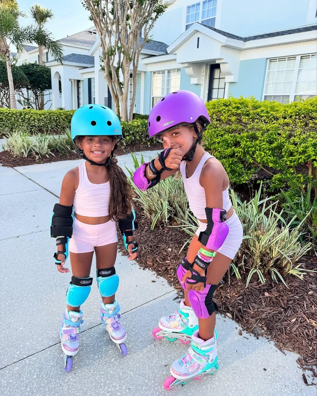 Thumbnail 6 de Nattork Kids Inline Skates: 4-Size Adjustable Butterfly Design with Light-Up Wheels